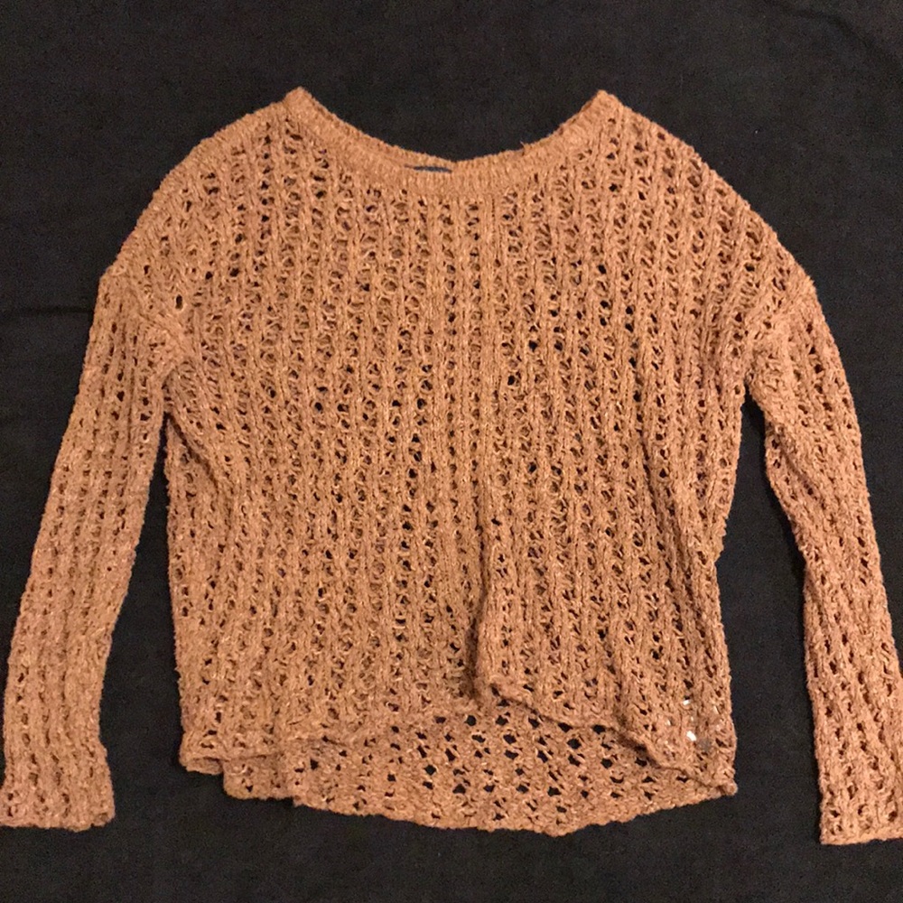 American Eagle Crochet Sweater